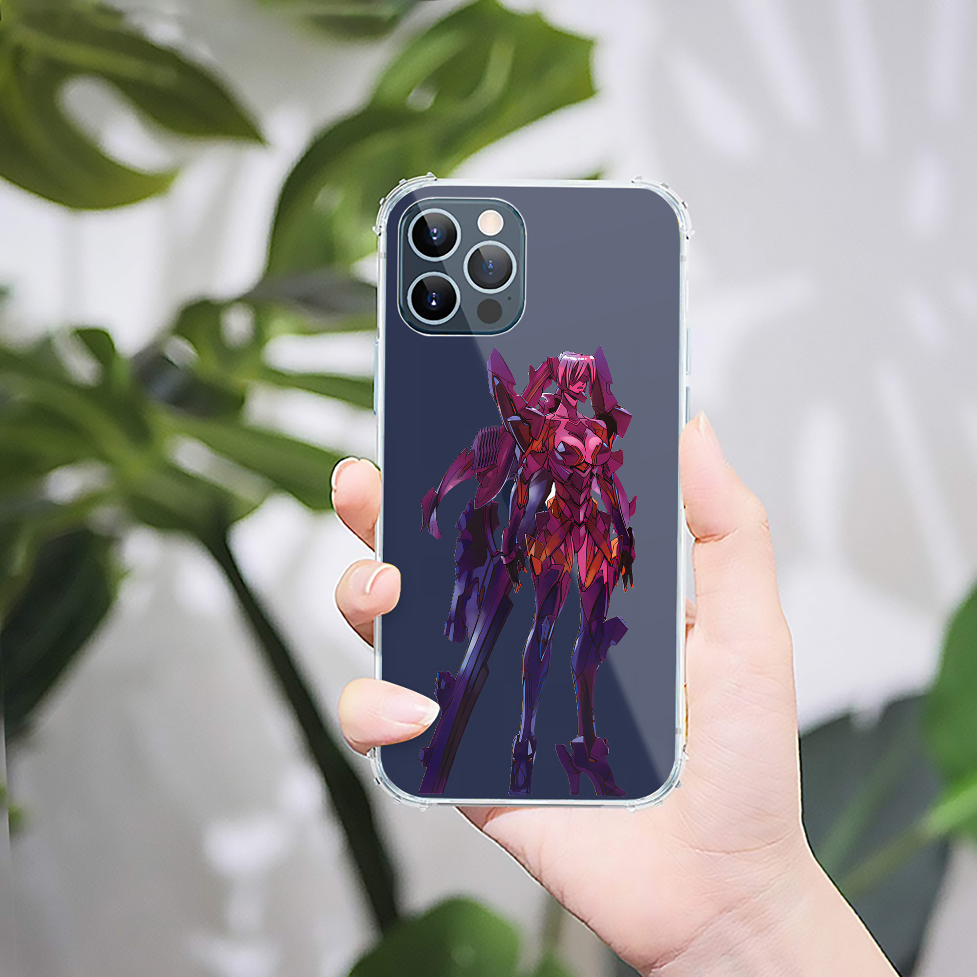 （画像用） EVA 新世紀エヴァンゲリオン 【iPhone 12シリーズ対応】透明スマホケース（クリアソフトケース）